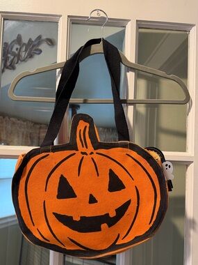 Jack-O-Lantern cotton tote bag NWT